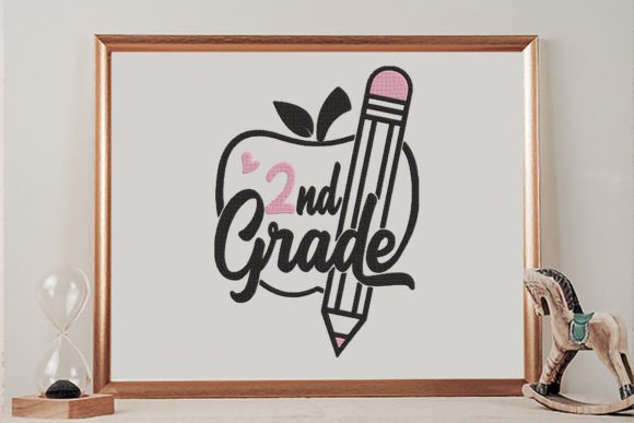 2nd Grade Apple Pencil Embroidery Design Review