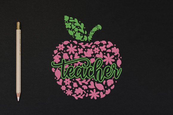 Apple Made of Flowers Embroidery Design Review