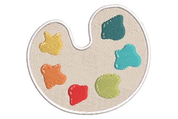 Artist’s Paint Palette Embroidery Design Review