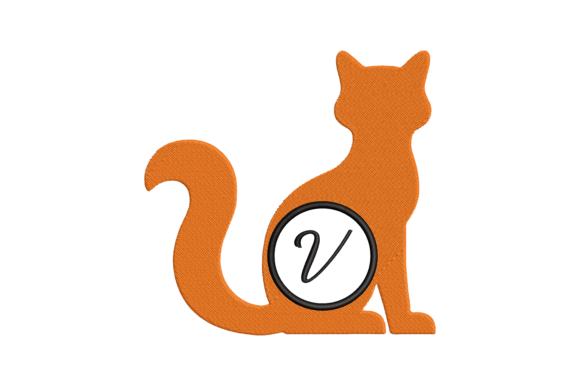 Cat Letter V Embroidery Design Review