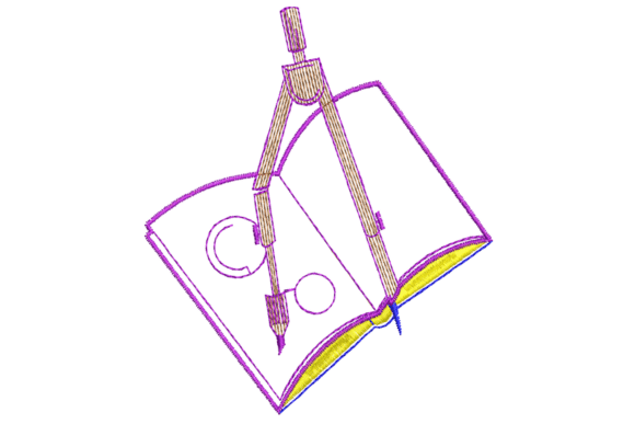 Compass Tool Embroidery Design Review for Boutique Sweatshirts