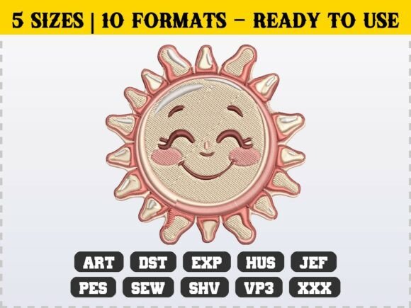 Cute Sunshine Face Sunflower Embroidery Review for Seasonal Projects