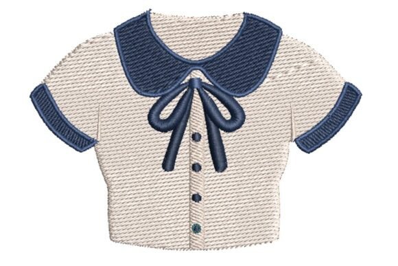 Girl’s School Uniform Blouse Embroidery Design Review