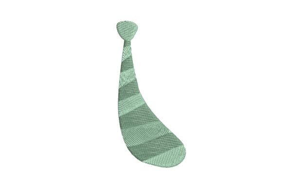 Green Striped Necktie Embroidery Design Review