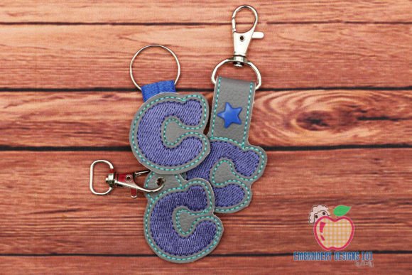 LETTER C Keyfob Keychain ITH Review for Seasonal Use