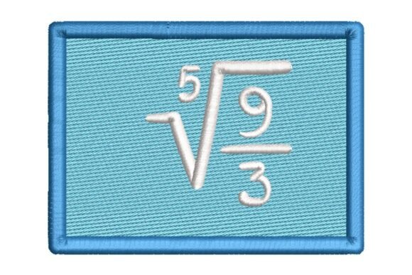 Mathematical Equation Chalkboard Embroidery Design Review